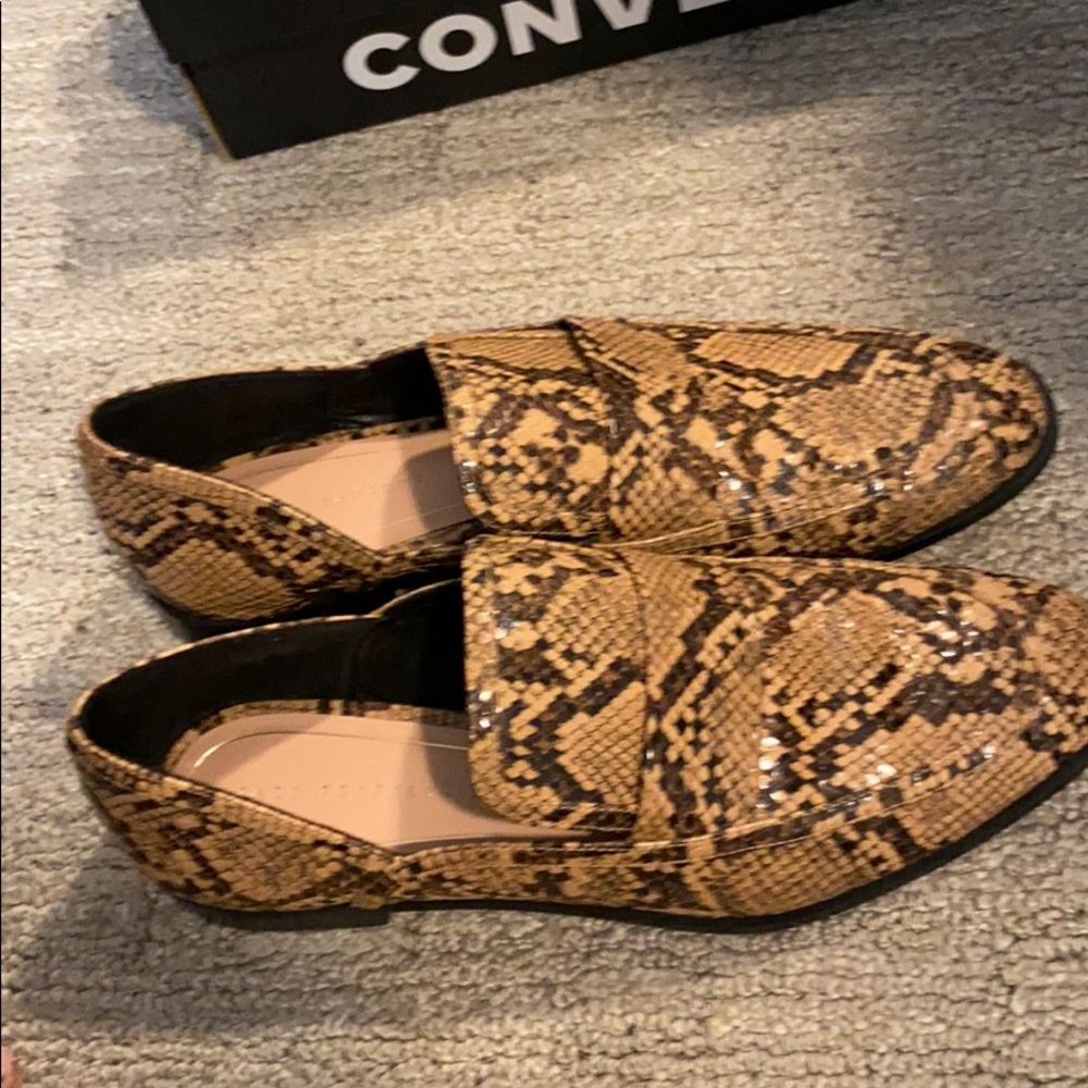 Zara slip on loafers